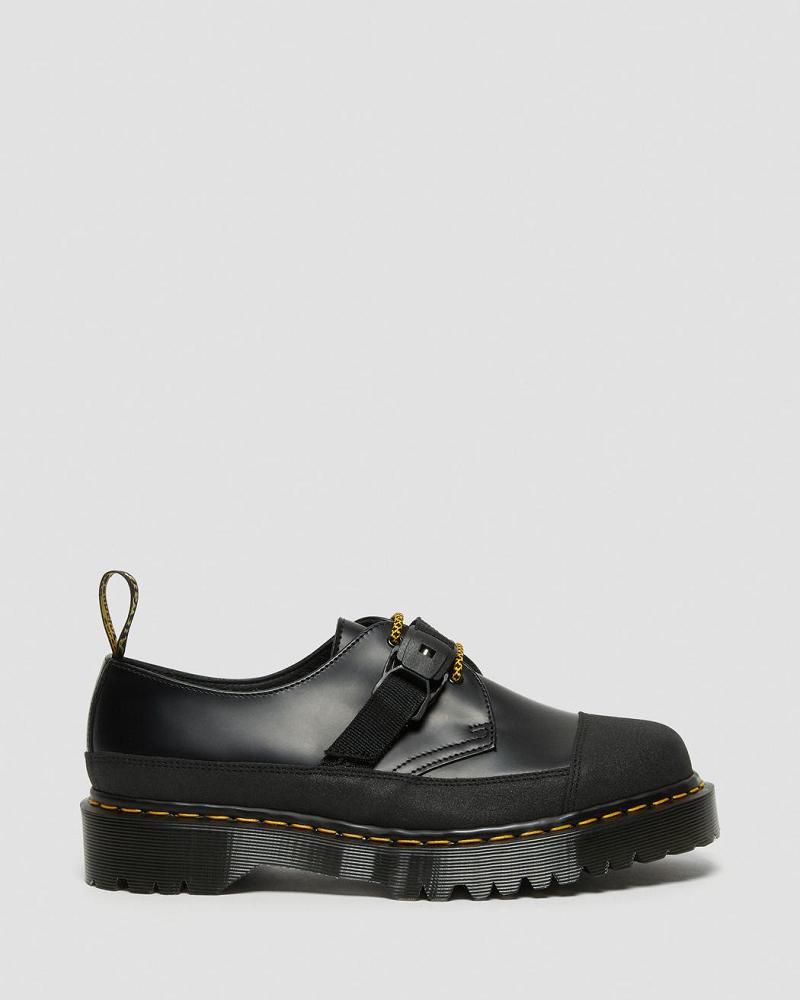 Zapatos Oxford Dr Martens 1461 Made In England Bex Tech Smooth Cuero Hombre Negros | MX 221MQZ